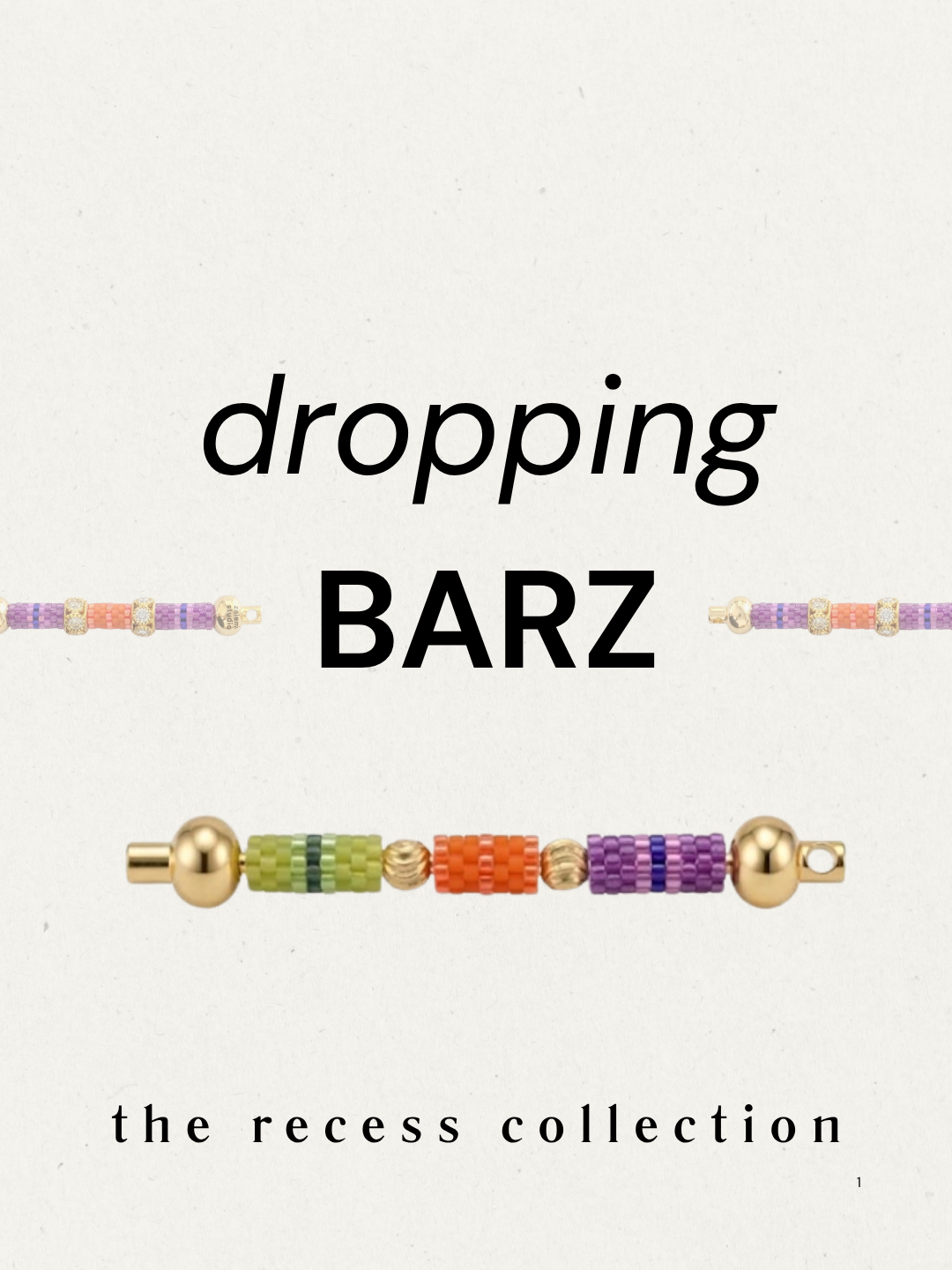 Recess Collection Bar Necklace