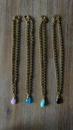 New Age Gilded in Oxblood Garnet