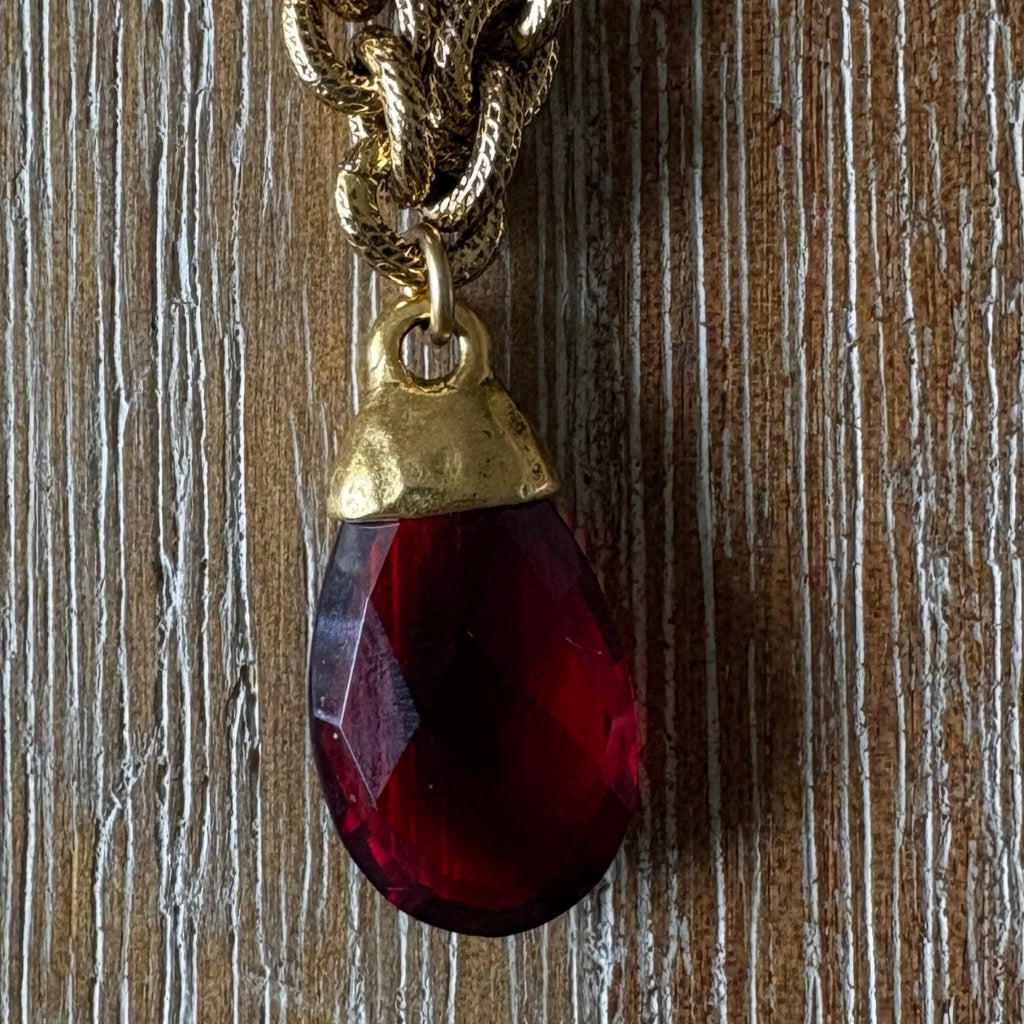 New Age Gilded in Oxblood Garnet