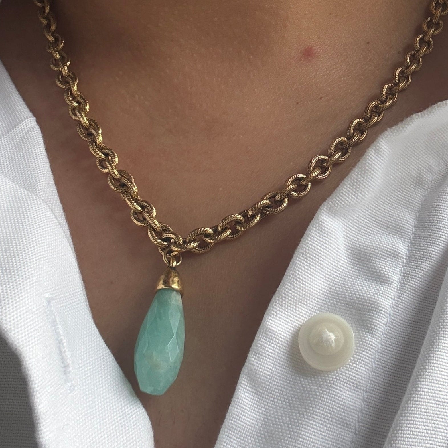 New Age Gilded in Amazonite